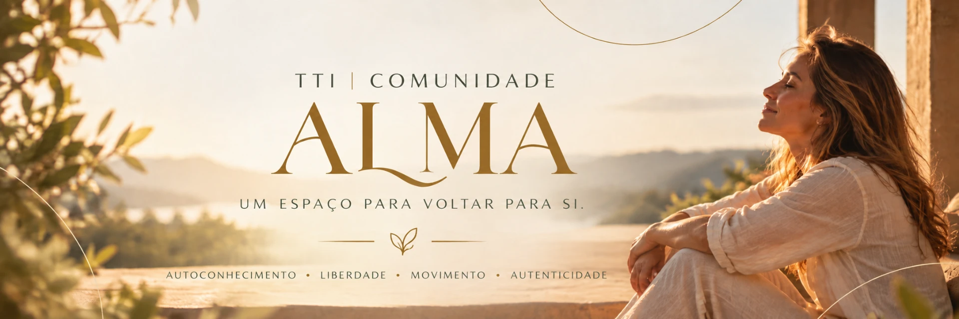 Comunidade ALMA ao entardecer